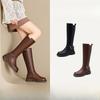 Autumn and Winter Shoes Women's Shoes Versatile Boots Slimming Long Boots Thick-soled Women's Boots