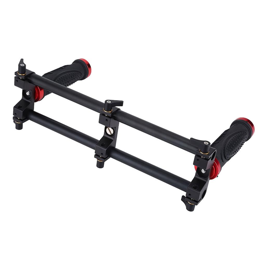 Camera Dual Grip Extender Handle Gimbal Stabilizer Rig Accessory for Zhiyun Feiyu