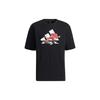 CNY Series Spring Festival Pattern Training Short Sleeve T-Shirt Men Tops Black GQ0888