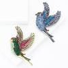 High-Grade Alloy Rhinestone Bird Brooch Heavy Industry Exquisite Women'S Suit Cardigan Corsage Jewelry Pin