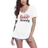 Women's T-Shirt I Love Mommy - Mother Short Sleeve Tee Shirt Gift Tops