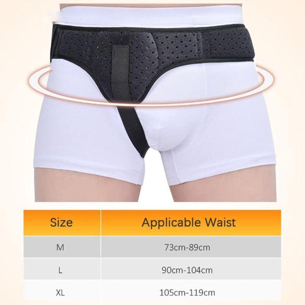 With 1 Compression Pad Hernia Support Brace Removable Inguinal Support Strap Fixation Strap  Sports