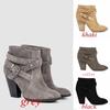 Autumn Winter Women Boots Zipper Rivet  Suede Women Winter Boots Cotton Ankle  Women's Shoes Round Toe Shoes 2024