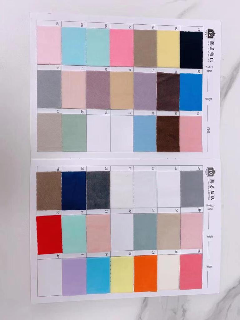 Spot Crystal Super Soft 1mm Plush Fabric for Baby Clothing and Toys