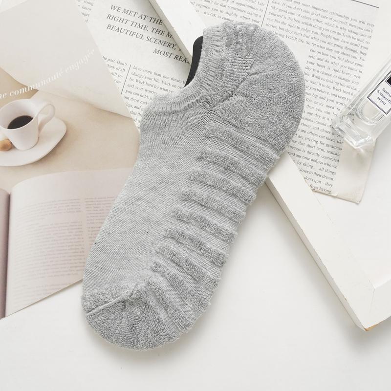 Men's Short Cotton Socks High Quality Crew Ankle Casual Soft Low-Cut Non-Slip Breathable Summer Autumn Sock for Male