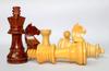 StonKraft Edition Wooden Chess Chessmen Figurines Collector's Pieces, Coins, Pawns, (3" Brown)
