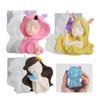 3D Princess Silicone Mold Epoxy Resin Molds Desktop Ornament Crafts Candle Fondant Cake Decorating Tool Home Decorations