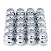 Honda Genuine Type Short Wheel Chrome Spherical Set of 20 5-Hole Nuts, Plated, Seat,