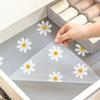 1 Roll  EVA Waterproof Fridge Pad Cupboard Mat Daisy Shelf Liner For Kitchen Cabinets Easy Placemats Non-Adhesive Drawer Liner