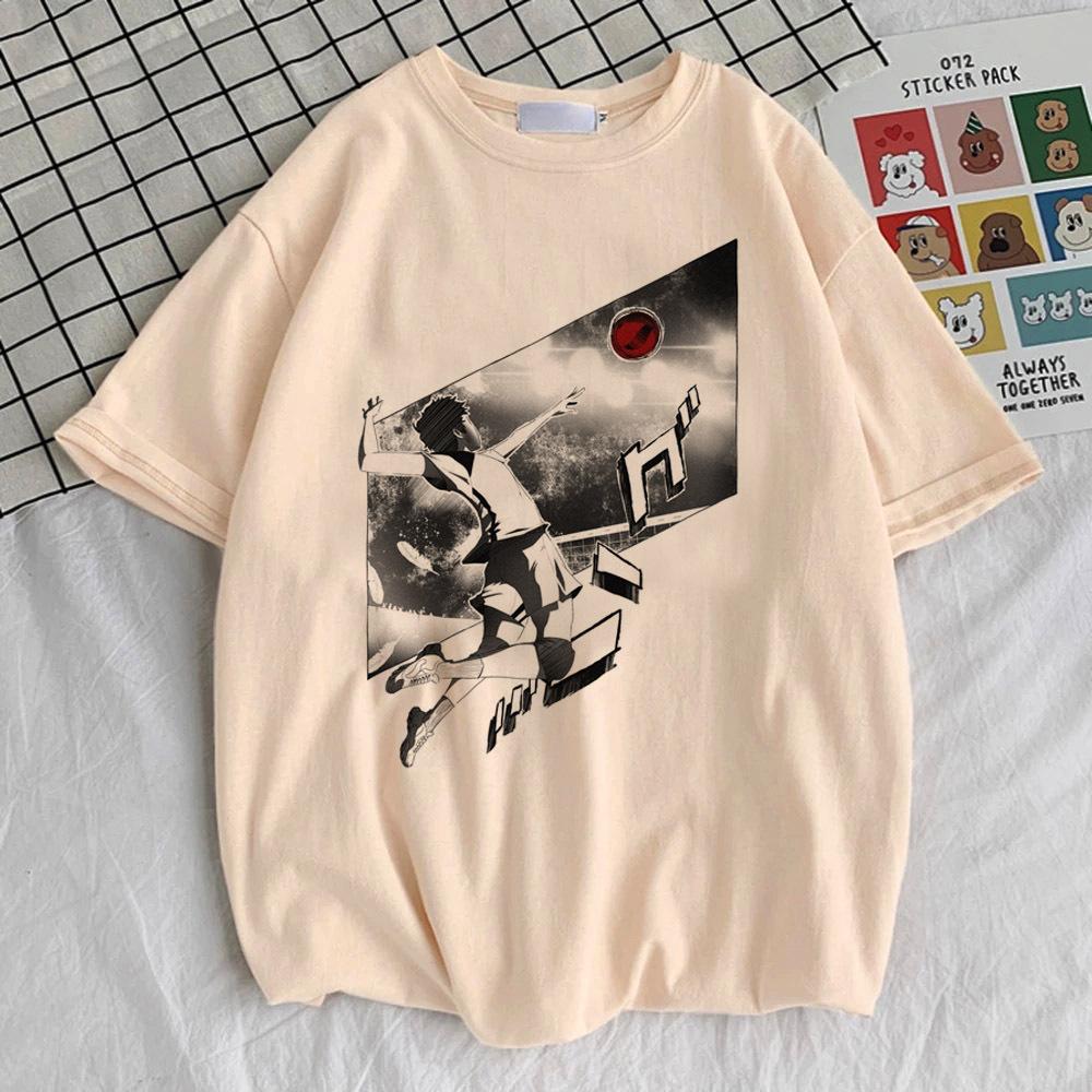 Haikyuu Top Tees Female 80s Vintage 2000s Graphic Colorful Comfortable Top Tees Graphic Grunge Pop Culture 2000s Colorful Pastel