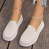 Large Size Fly-woven One-pedal Low-top Single Shoes Women's Breathable Feet Light Lazy Board Shoes Wish