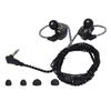 Earphones Super Bass Boost Wired Earbuds Noise Reduction Stereo Headphones for Listen To MusicWithout Microphone Black