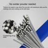 1.6/2.0mm Universal Flux-cored Welding Rods Brazing Welding Wire Electrode for Copper Aluminum Steel Iron Refrigerator Air Condition Solder