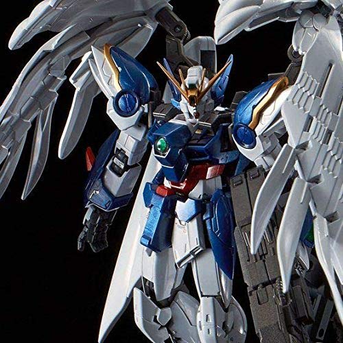 BANDAI RG Wing Gundam Zero EW & Drei Zwerg [Titanium Finish] 1/144 Blue