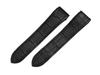 King Watch Parts Compatible with Cartier Santos 100 XL Chronograph External Product Belt Embossed Croco Black [Import Original] 24.5mm