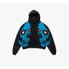 Autumn and Winter Men and Women's Skull Horror Element Pattern 3D Printed Hoodie Black Casual Pullover Suitable for Daily Wear