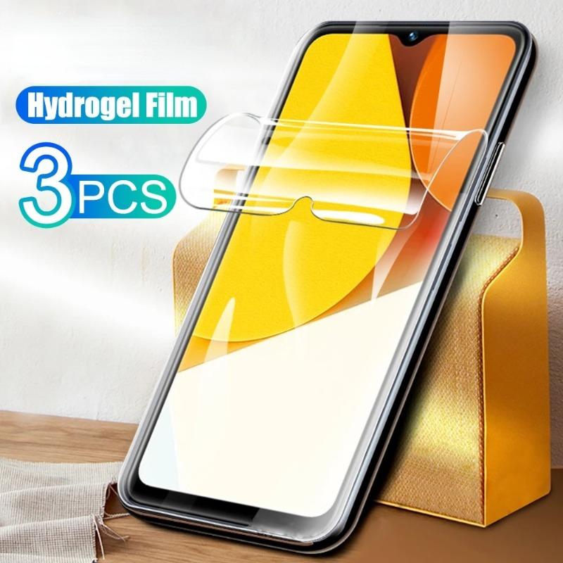 3PCS Hydrogel Film For Vivo Y21S Screen Protector For Vivo Y31 Y21 Y20 Y20S Y20i Y53S Y53t Y33S Y12S Y11S Y15S Protection Film