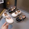 Little Girl Loafers 2025 Autumn New Girls Round Head Small Leather Shoes Princess Shoes Performance Shoes Mary Jane Single Shoes