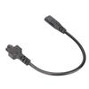 IEC320 C8 To IEC320 C5 Power Cord IEC320 C8 Male To C5 Female Cable Adapter for 3 Prong Laptop Power Adapters 100‑250V