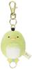 San-X Sumikko Gurashi Plush Reel Keychain Penguin Made of Soft Boa AB03102 Green