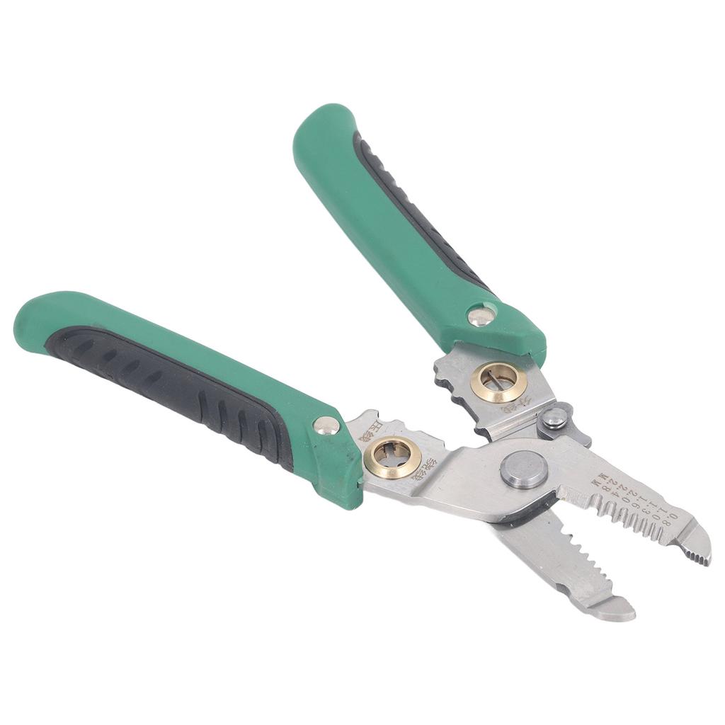 Electrical Wire Stripper Stainless Steel Electrician Wire Pliers Labor Saving Spring
