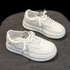 Little White Shoes Women's 2024 Autumn New Versatile Lightweight Breathable Casual Sports Board Shoes Daddy Women's Shoes