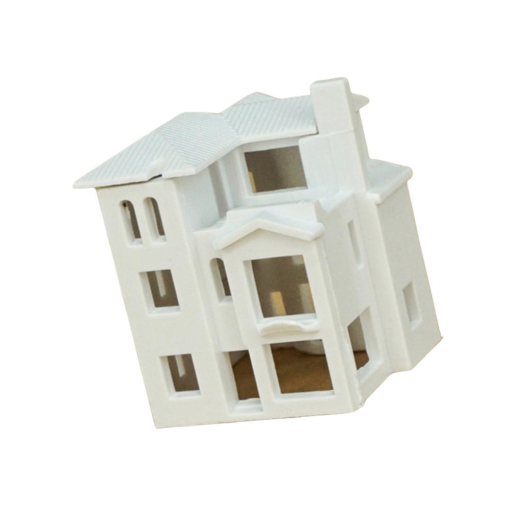 N Scale 1:500 Villa Building Assembling Model Outland Realism Scene Sand Table Buildings Model Dollhouse Building Model