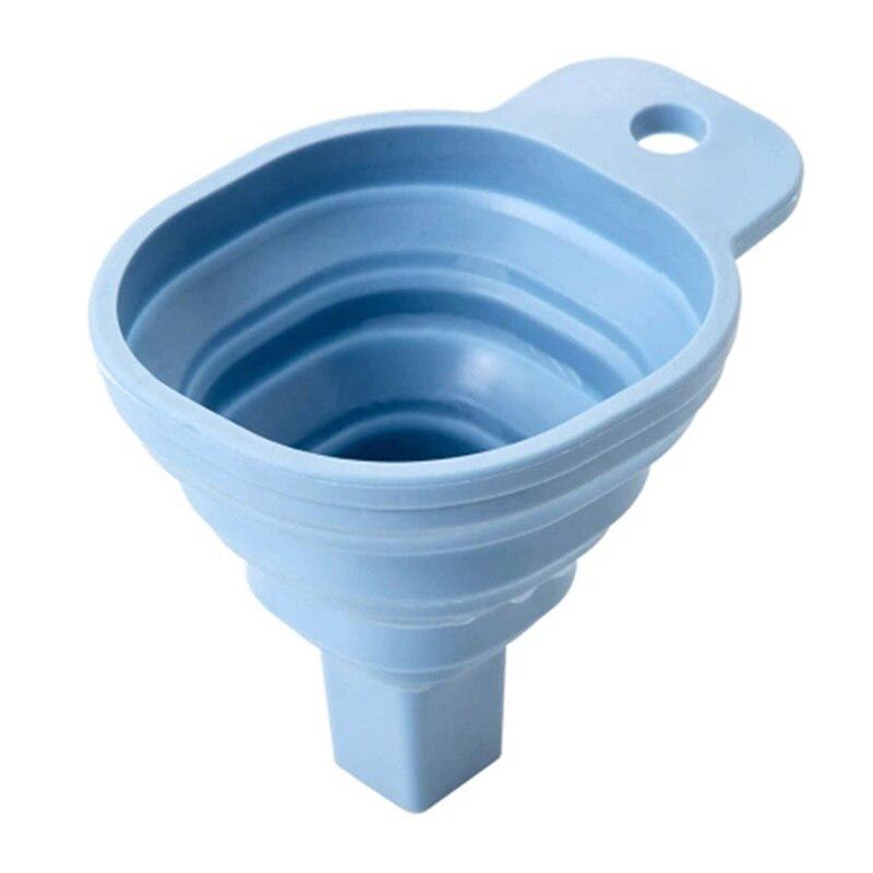 Silicone Square Telescopic Funnel Liquid Dispenser Strainers Kitchen Hopper Tools Kitchen Colanders