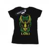 Marvel Womens/Ladies Loki Badge Cotton T-Shirt