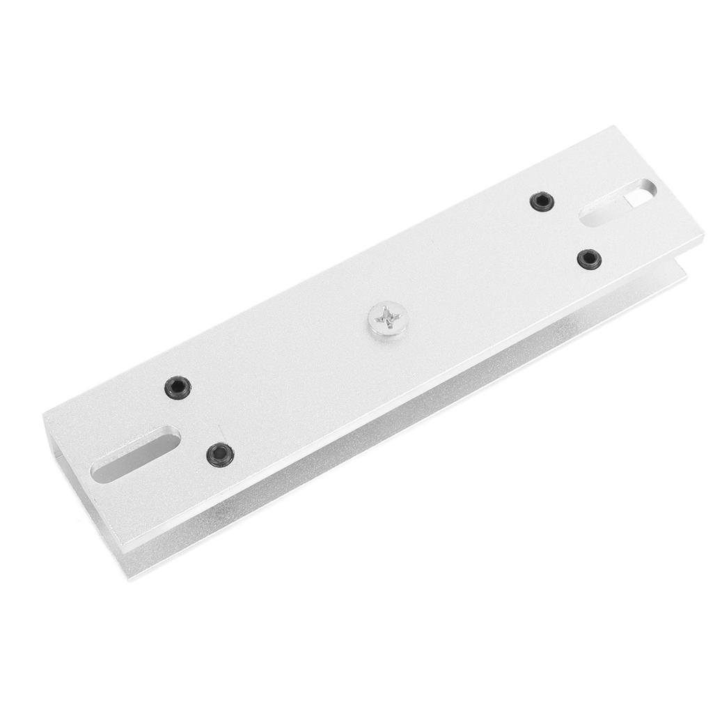 U Shape Bracket for Magnetic Lock Aluminum Alloy 617LBS Capacity Lightweight for Glass Metal Wood