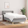 VidaXL Divan Bed with Mattress Light Grey 100x200cm Fabric - Model 3126781