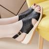 Women's Sandals Summer 2025 New Outdoor Sandals Flat Top High Quality Hiking Slope Heel Hollow Breathable Casual Shoes 35-40