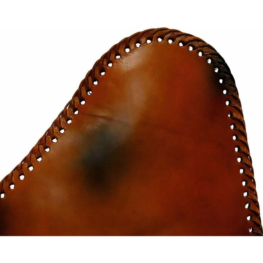 Leather Handmade Butterfly Chair Sleeper Seat Folding Modern Sling Lounge Accent