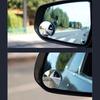 HD-compatible Rear View Mirror Auxiliary Lens 360 Degree Rotation Degree Adjustabe No Rim Waterproof Convex Blind Spot Mirror for Car Van Trucks