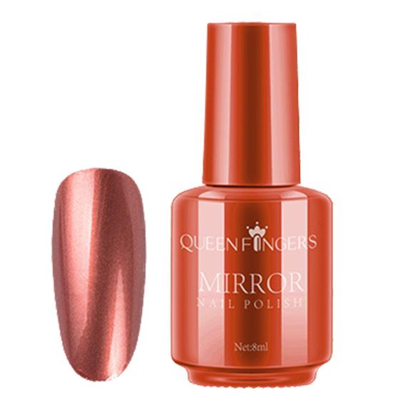 8ml Nail Mirror Polish Non-Peelable Bright Surface DIY Quick Drying Long Lasting Clear Bright DIY Polish for Manicure