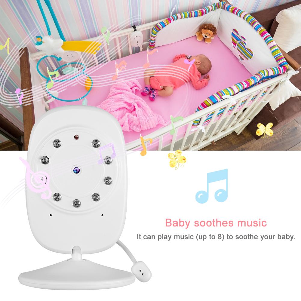 3.5in Display Infrared Night View Wireless Digital Video Camera Baby Monitor 100?240V