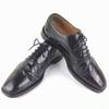 Mckay Construction All Leather Made In Italy Wingtip Business Shoes Black Size 9.5 27.5-28.5 Men's