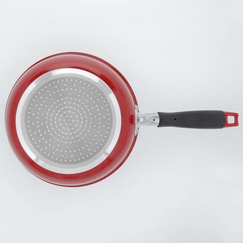 Bestco IH Deep Frying Pan, 20cm, Red, ND-9452, Moderna Wok Pan
