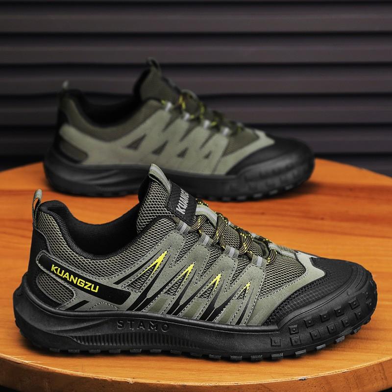 Outdoor Men Climbing Shoes Non-slip Casual Sneakers Breathable Hikking Shoes Walking Running Jogging Tennis Athletic Sport Shoes