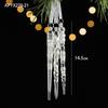 Transparent Acrylic Angel Ornament - Ice Crystal Christmas Tree Decoration