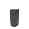 Poubelle De Tri Sort & Go - BRABANTIA - 40 L - Gris