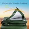 Tarpaulin 2m*2 2×3 3*3 3×4m Waterproof Green Silver Rain Cover Tarp Canopy Awning Uv Block Car Awning Sunshade Camping Fishing