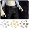 4 Colors Mini Ultra-small Diy Dolls Buckles Tri-glide Buckle Doll Bags Accessories Belt Buttons