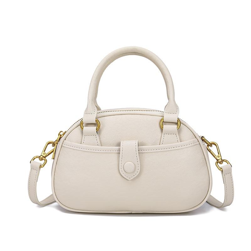 Cowhide Bag Women's Crossbody Handbag Niche Design Commuter Shoulder Underarm Bag