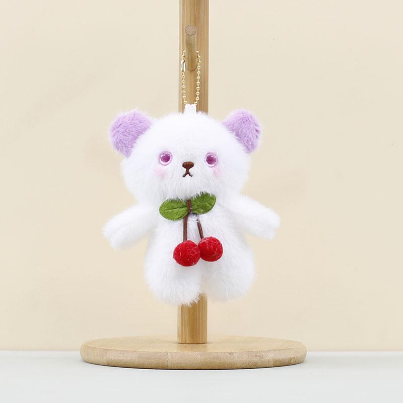 Cherry Plush Rabbit Toy Pp Cotton Stuffed Animal Keychain For Gift Kids