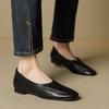 Fashion 2025 New Arrival Women Flats Heels Shoes Genuine Leather Soft Comfort Casual Shoes Woman Basic Spring Summer Flats Shoes