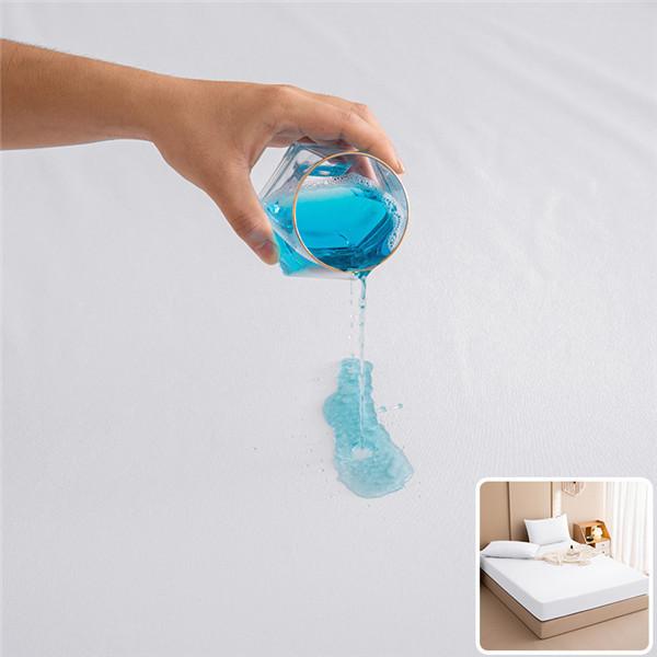 Elastic Band Fitted Bed Sheet Waterproof Bed Mattress Protector Pad Bed Double Couple Bedspread Multi Size Bed Sheet