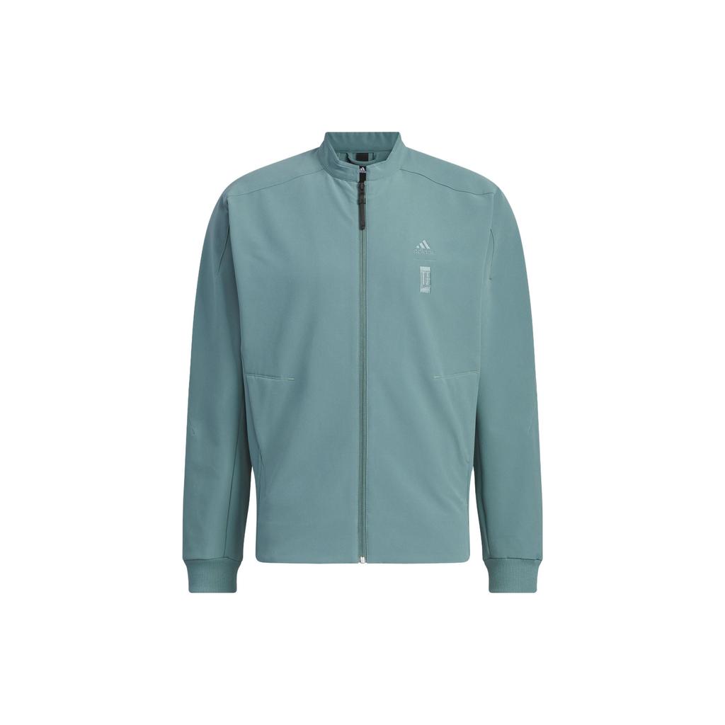 Adidas Wuji Must-Have Woven Jacket With Stand-Up Collar Print Men Outerwear Mist Emerald-Green IX4284