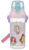 Skater Clear Water Bottle 480ml Plastic Clear Bottle Made In Japan Disney Princess 25 Girls PSB5TR69006 Children's Children's