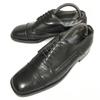 AGRESSION Square Toe Straight Tip Leather Dress Shoes Black Size 26.0cm